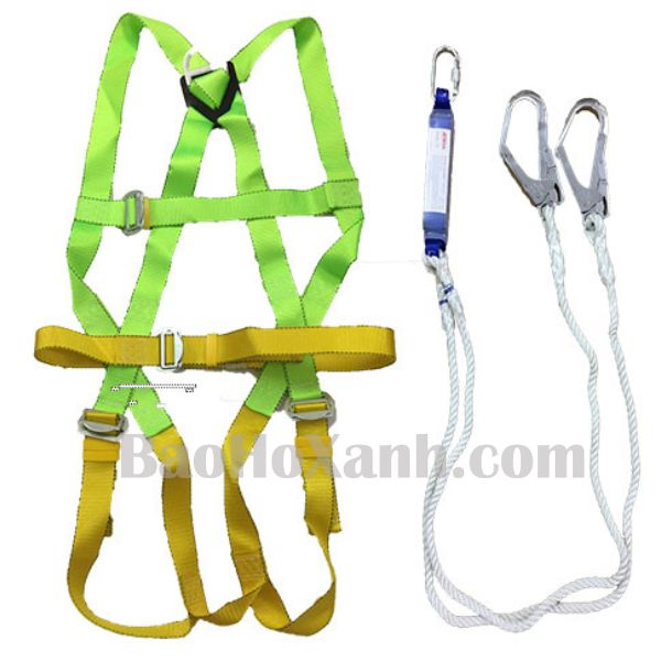 Bộ dây đai an toàn toàn thân có móc neo dùng cho công việc trên cao
