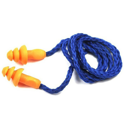 Hướng Dẫn Sử Dụng Nút Tai Chống Ồn Khi Ngủ, Nghỉ Ngơi Cho Người Lao Động 1 Nút tai chống ồn dạng xốp hình côn đặt trên mặt phẳng