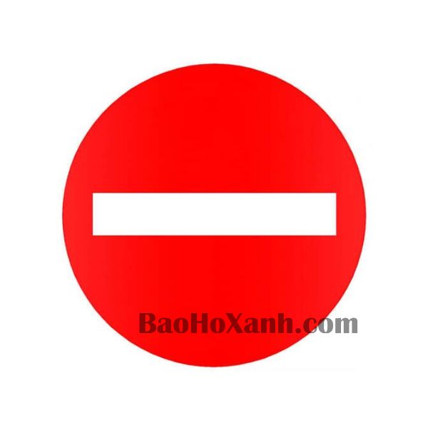 Biển báo cấm hình tròn viền đỏ nền trắng thuộc dải số hiệu một trăm