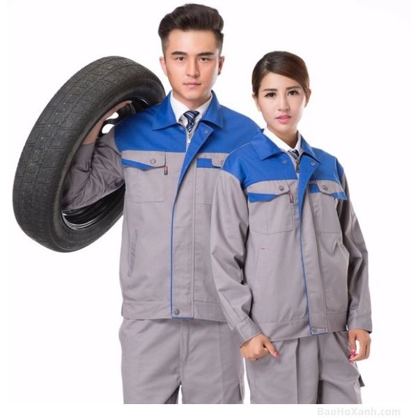 Đồng Phục Bảo Hộ Lao Động Và Những Lý Do Nên Chọn 4 Bộ đồng phục bảo hộ lao động may hoàn thiện với đường may kép ở vai