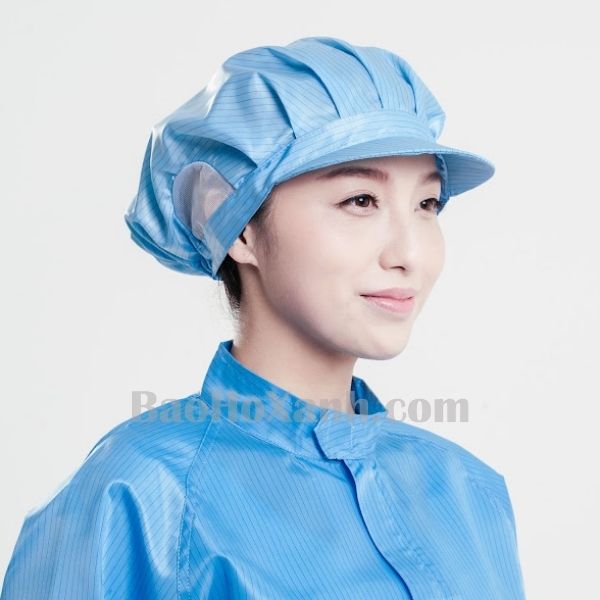 Mũ Đầu Bếp Nhà Hàng: Chọn Kiểu Theo Khu Bếp 4 Bộ mũ bếp nhiều màu đặt theo từng bộ phận trong nhà bếp