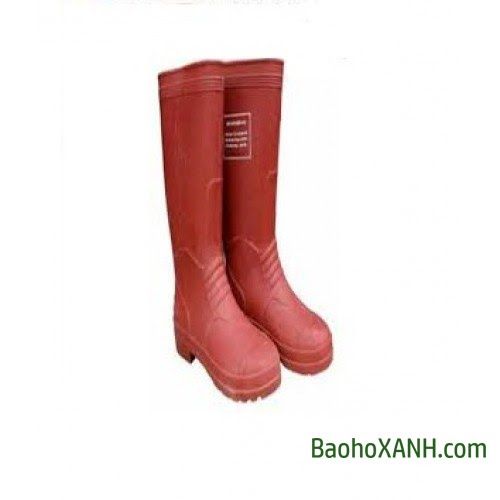 So 4 Dòng Ủng Cách Điện Theo Tem Dập Và Phiếu Kiểm Định 3 Ủng cách điện không có khuy và đinh tán kim loại trên thân ủng
