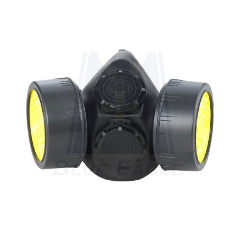 Mặt Nạ Phòng Độc TR 2002 - Thân Mặt Nạ Và Phép Thử Kín 3 Mặt nạ phòng độc mã NP306 nhìn chính diện, thấy rõ viền cao su quanh mặt