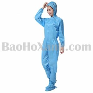 Quần Áo Phòng Sạch Chống Tĩnh Điện Liền Mũ TP.HCM 3 Quần Áo Phòng Sạch Chống Tĩnh Điện