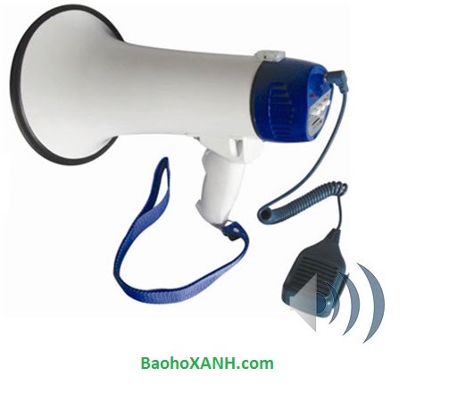 Loa cầm tay loại nhỏ thân nhựa có quai xách, dùng cho nhóm ít người trong không gian hẹp