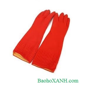 Găng tay cao su chống Acid chất lượng và uy tín 3 gang tay cao su chong acid sai gon ngan tphcm