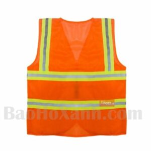 Áo Phản Quang Bảo Hộ Siêu Bền Giá Cả Phải Chăng 2 Áo Phản Quang Màu Cam