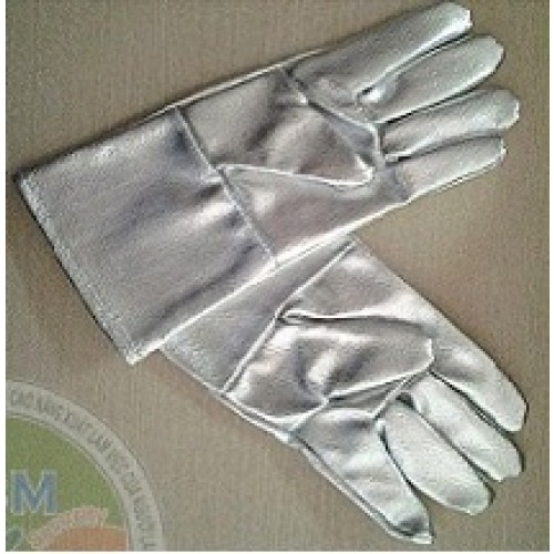 Găng Tay Chống Cháy Chịu Nhiệt Tráng Nhôm Dickson 2 Cặp găng tráng nhôm mã GTN0004 nhìn từ phía lòng bàn tay
