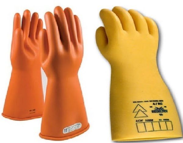 Bao Tay Cách Điện Đem Lại Sự An Toàn Cho Các Kĩ Sư 2 Đôi găng tay cách điện mã GCD0003 có phần cổ găng dài trùm qua cổ tay