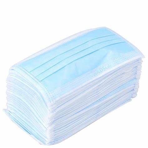 Khẩu trang y tế ba lớp dùng kèm bộ đồng phục của khoa phòng
