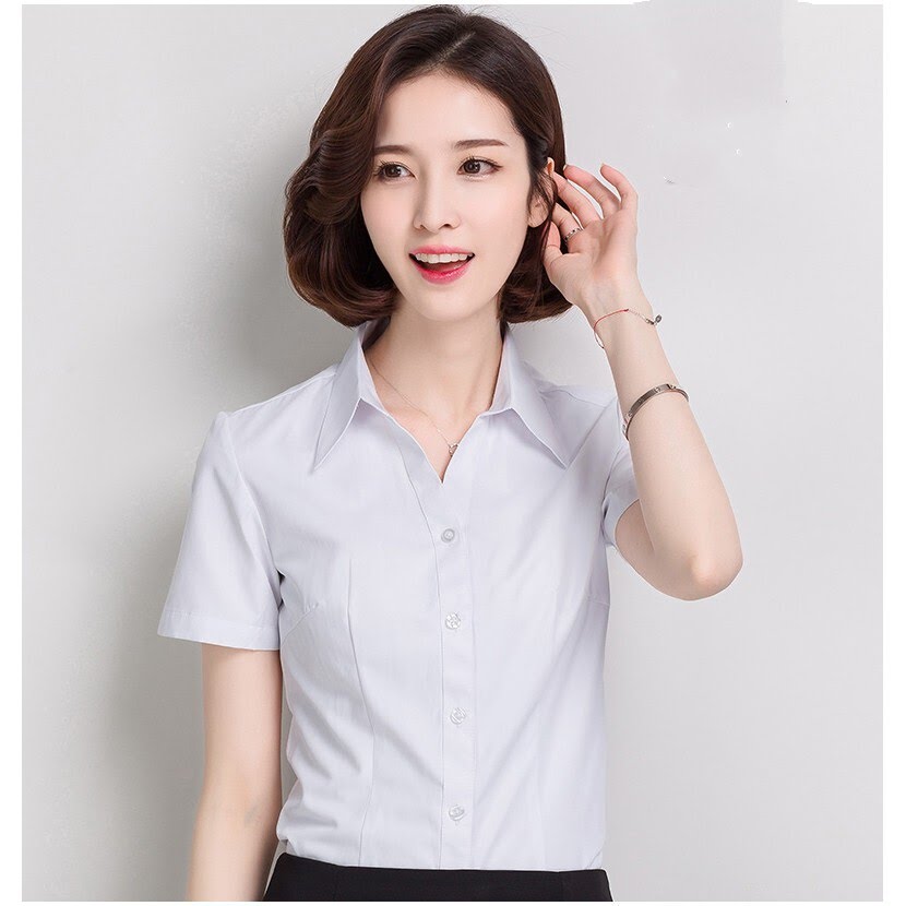 Đồng Phục Công Sở Có Ý Nghĩa Đặc Biệt Đối Với Doanh Nghiệp 1 Áo sơ mi trắng dùng làm đồng phục công sở