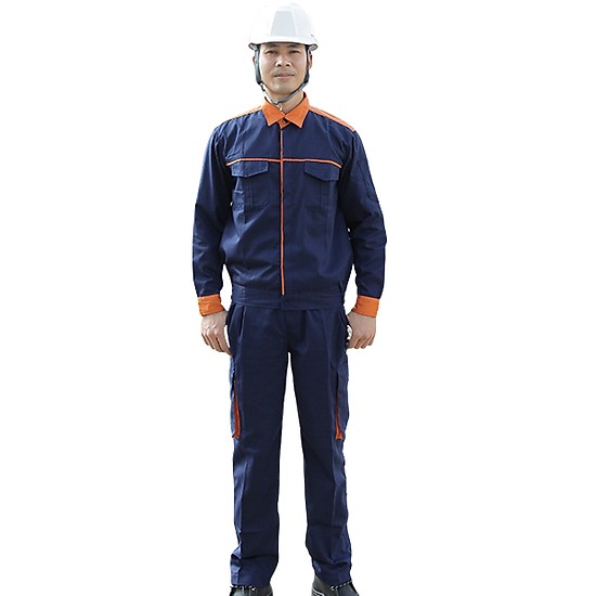 Quần Jeans Bảo Hộ Lao Động - Chọn Vải Denim Bền Cho Công Việc Nặng 3 Bộ quần áo jean bảo hộ dùng trong xưởng cơ khí