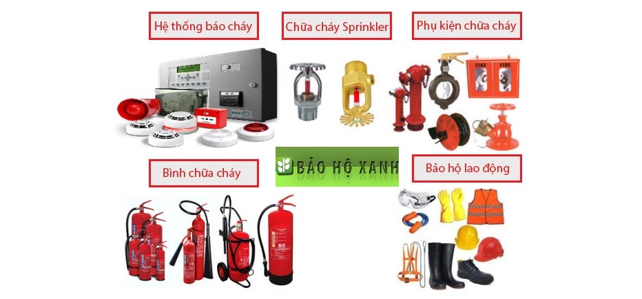Hệ thống phòng cháy chữa cháy bố trí dọc lối đi nhà xưởng với biển chỉ dẫn treo ngang tầm mắt