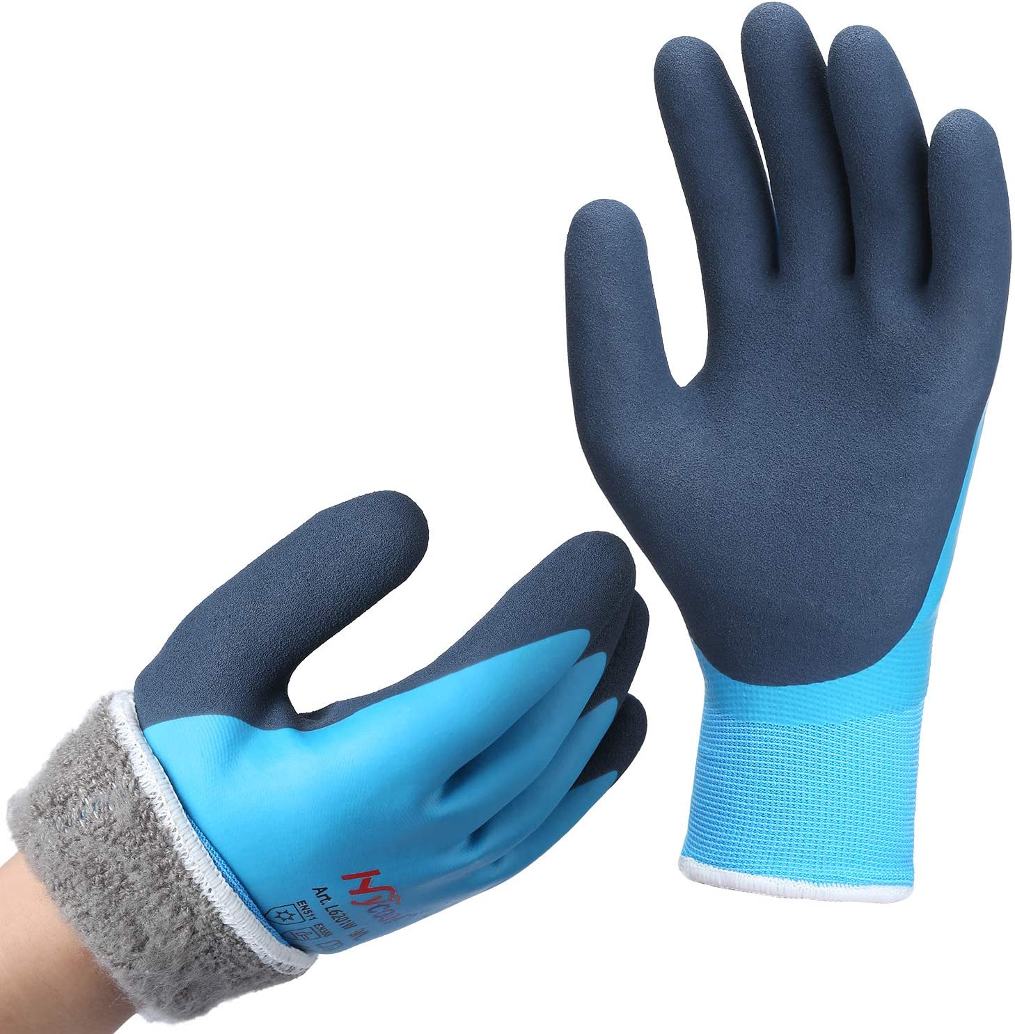 Găng Tay Thợ Điện - 6 Lưu Ý Khi Sử Dụng Đúng Chuẩn 1 Đôi găng cao su cách điện dùng cho thợ điện với ký hiệu cấp cách điện in trên cổ găng