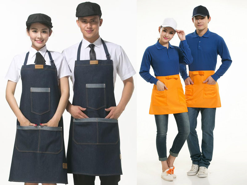 Áo Tạp Dề: Phân Loại Kiểu Dáng, Dây Đeo Và Túi Trước 1 Ba kiểu thân tạp dề xếp cạnh nhau để so chiều dài và bề ngang thân