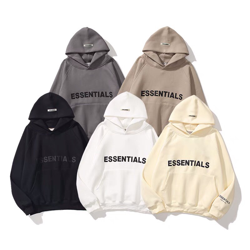 Áo Hoodie Đồng Phục - Chọn Mũ, Dây Rút Và Túi Kangaroo 3 Hai bản áo hoodie chui đầu và khoá kéo đặt cạnh nhau để so phần thân trước