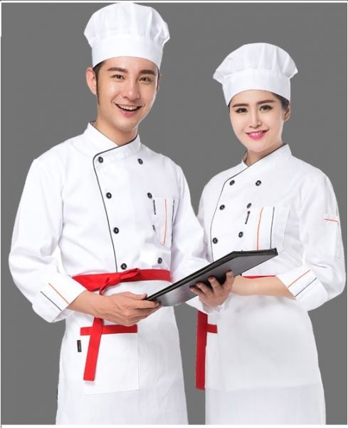 Mũ Bếp: Nguồn Gốc Chiếc Toque Trắng Và Ý Nghĩa Nếp Gấp 4 Bộ đồng phục bếp truyền thống gồm áo trắng và mũ dáng cao