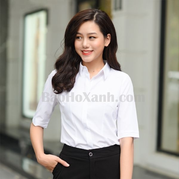 Áo Sơ Mi Đồng Phục Trắng Cho Nữ – Đa Dạng Phong Cách Thời Trang Công Sở 1 Áo Sơ Mi Đồng Phục Chất Lượng