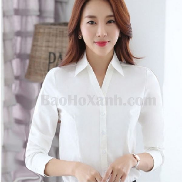 Áo Sơ Mi Đồng Phục Trắng Cho Nữ – Đa Dạng Phong Cách Thời Trang Công Sở 3 Áo Sơ Mi Đồng Phục Đẹp
