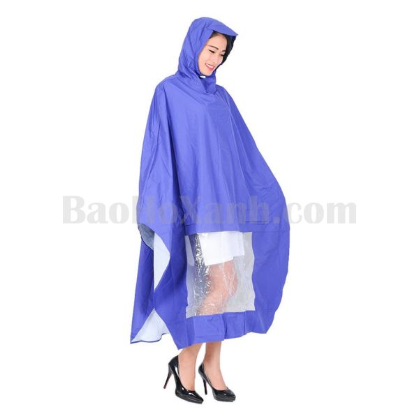 Áo Mưa - Vật Dụng Không Thể Thiếu Khi Bạn Ra Ngoài 1 Áo mưa cánh dơi dáng rộng dùng khi đi xe máy