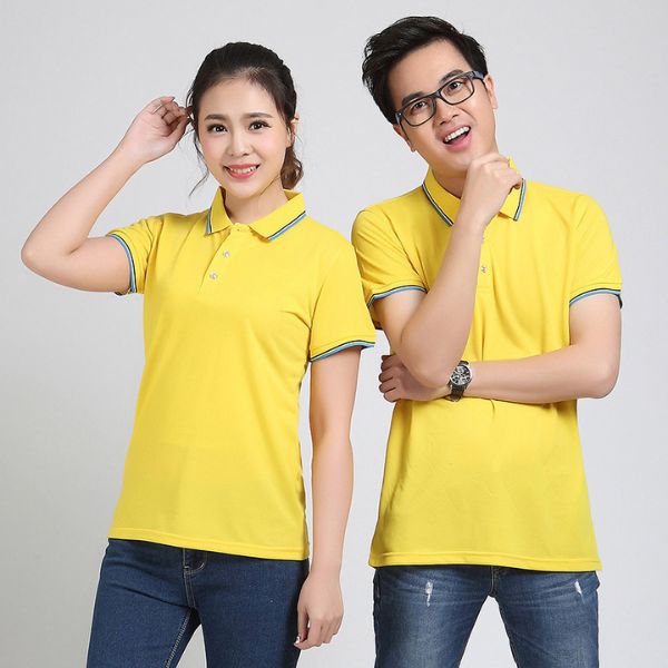 Áo Cotton Đồng Phục - Ưu Nhược Điểm Trong Vận Hành Thực Tế 1 Áo thun đồng phục dệt từ vải có sợi bông dùng cho nhân viên làm việc cả ngày