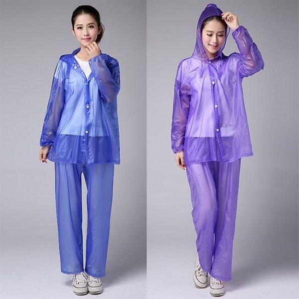 Áo Mưa - Vật Dụng Không Thể Thiếu Khi Bạn Ra Ngoài 4 Áo mưa nhựa mỏng trong suốt loại dùng tạm
