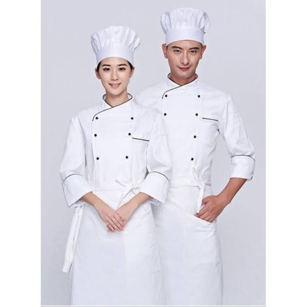 Quần Áo Đầu Bếp Tay Dài: Xu Hướng Thiết Kế Được Ưa Chuộng Nhất Năm 2026 2 Quần Áo Đầu Bếp Tay Dài Màu Trắng