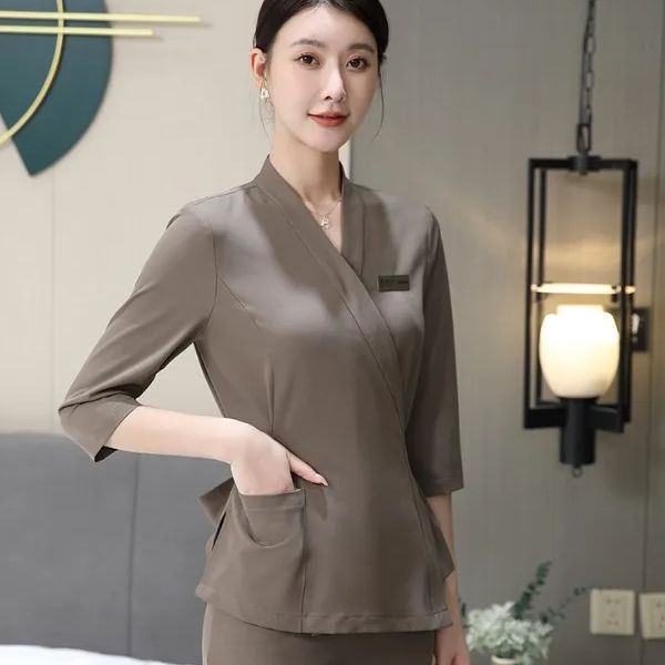Đồng Phục Spa Vải Cotton Thoải Mái