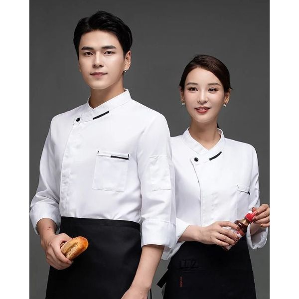 Đồng Phục Bếp Vải Cotton Dễ Giặt