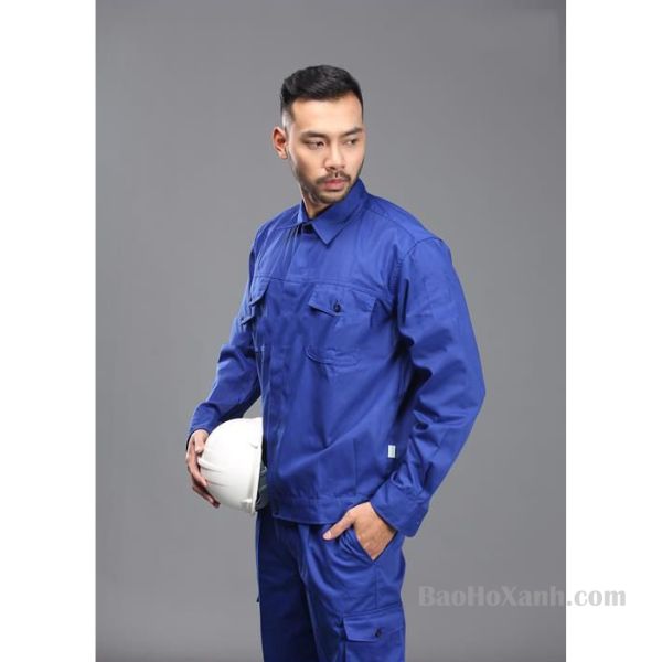 Áo Bảo Hộ Màu Xanh 