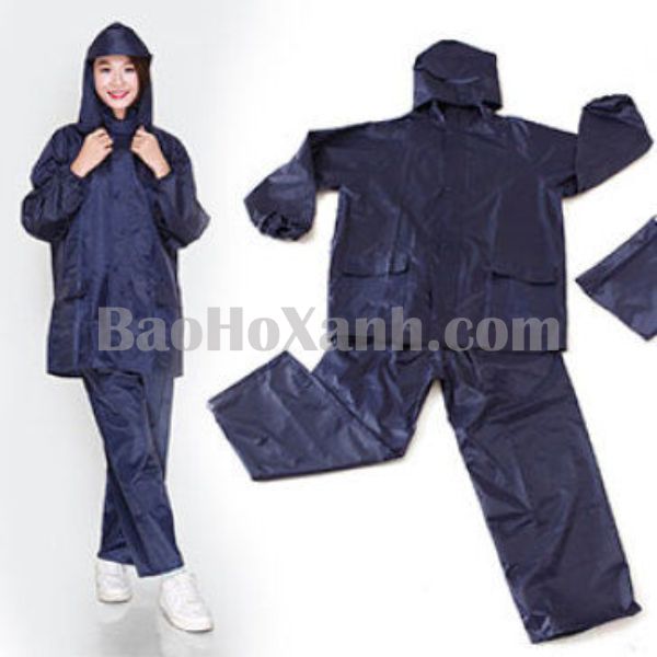 Áo mưa bộ hai mảnh QAM0077 gồm áo và quần dùng cấp phát số lượng lớn