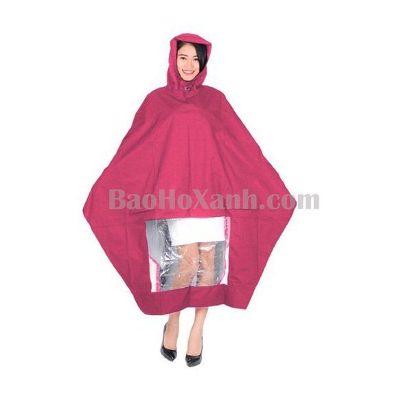 Áo mưa cánh dơi kiểu choàng có kiếng phủ đèn xe