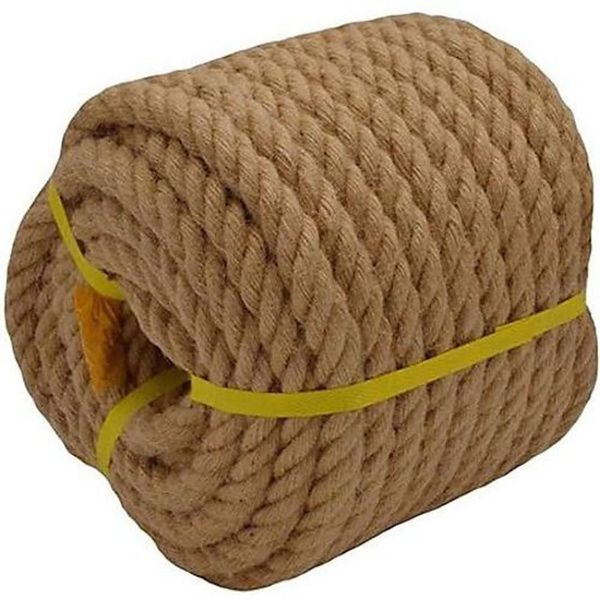 Dây thừng đanh nâu cỡ 30 ly bện ba tao xoắn
