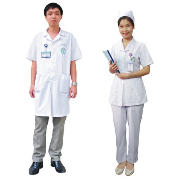 Áo Blouse Điều Dưỡng Cộc Tay Chất Lượng - ảnh chi tiết