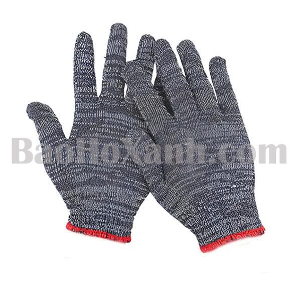 Găng tay bảo hộ dệt từ sợi poly tổng hợp không rụng xơ