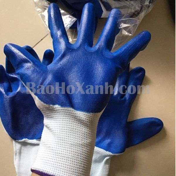 Găng Tay Phủ Nitrile Bền