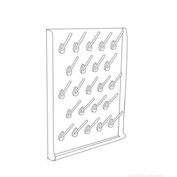Giá Phơi Ống Nghiệm Thủy Tinh Xịn