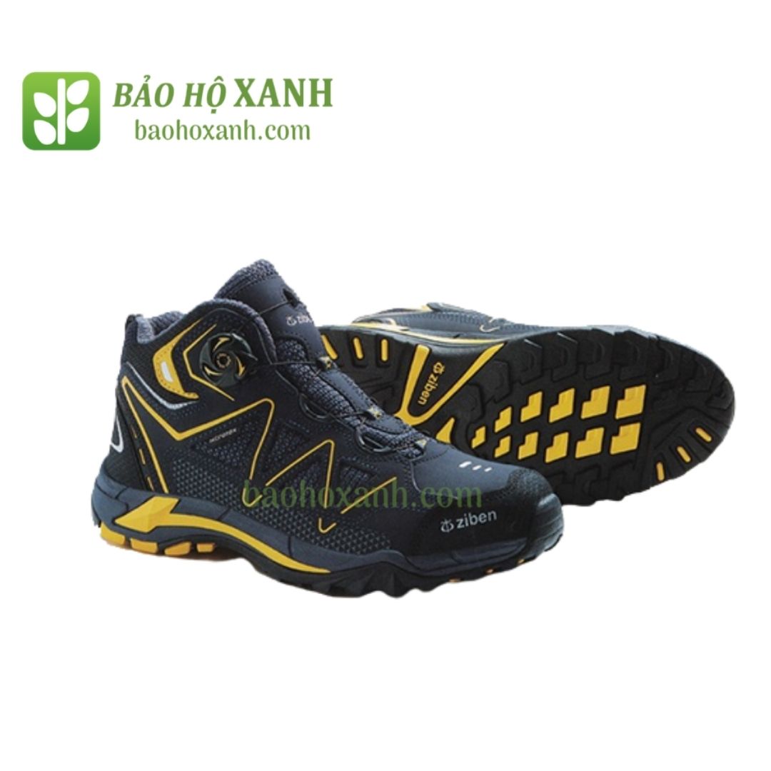 Giày bảo hộ lao động Ziben 166 mũi bảo vệ đế chống trơn