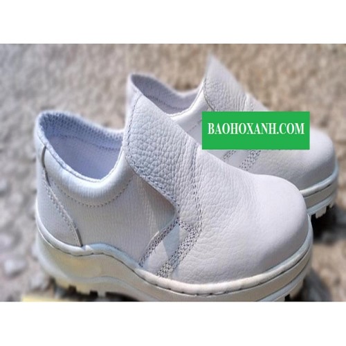 Giày bảo hộ lao động chống đinh KX015 màu trắng không dây