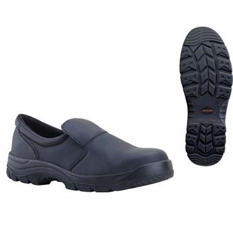 Giày bảo hộ Xincaihong 85509 dáng lười thấp cổ da bò mặt