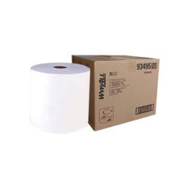 Khăn lau thấm dầu Wypall dạng cuộn treo cạnh máy