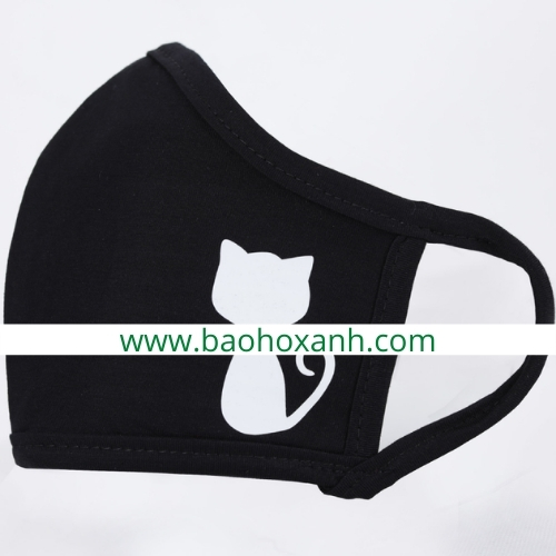 Khẩu trang vải kháng khuẩn in hình dành cho trẻ em