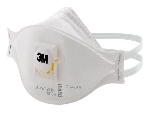 Khẩu trang 3M 9211 có van thở dùng trong môi trường nhiều bụi