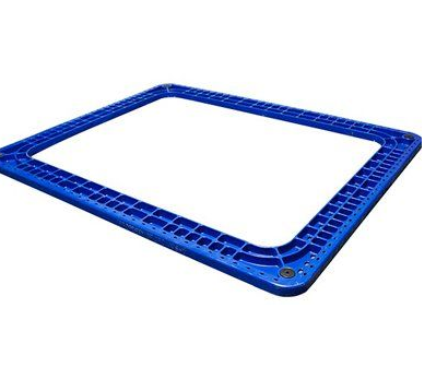 Khung pallet nhựa HDPE dạng lưới có bốn nút chống trơn trượt