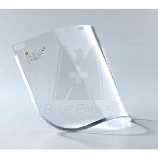 Kính che mặt Blue Eagle FC48 lắp qua ngàm hai bên hông mũ bảo hộ
