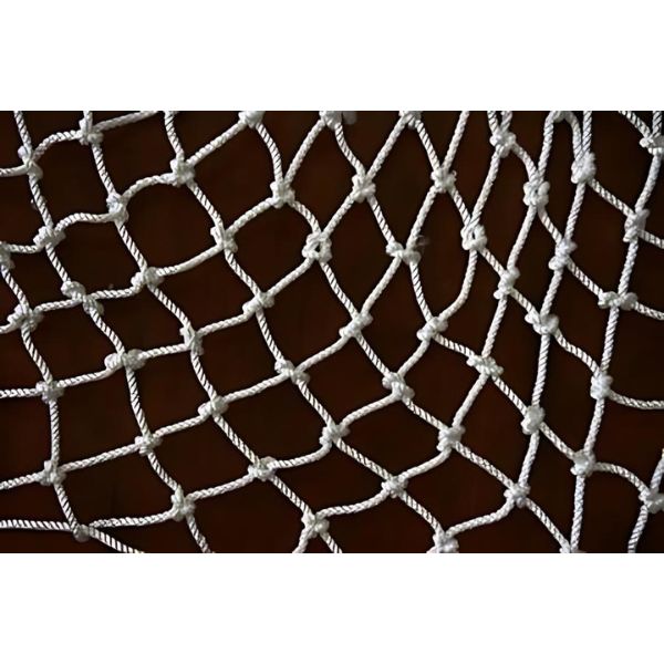 Lưới an toàn công trình mắt 10x10cm đường kính sợi Φ4 ATC0039 màu xanh