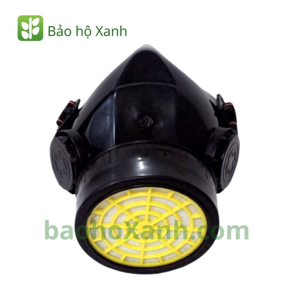 Mặt nạ phòng độc nửa mặt hai phin Blue Eagle thân màu đen
