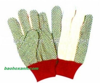 Găng tay len phủ hạt nhựa chống trơn SAFETYMAN mã SLG-366T33
