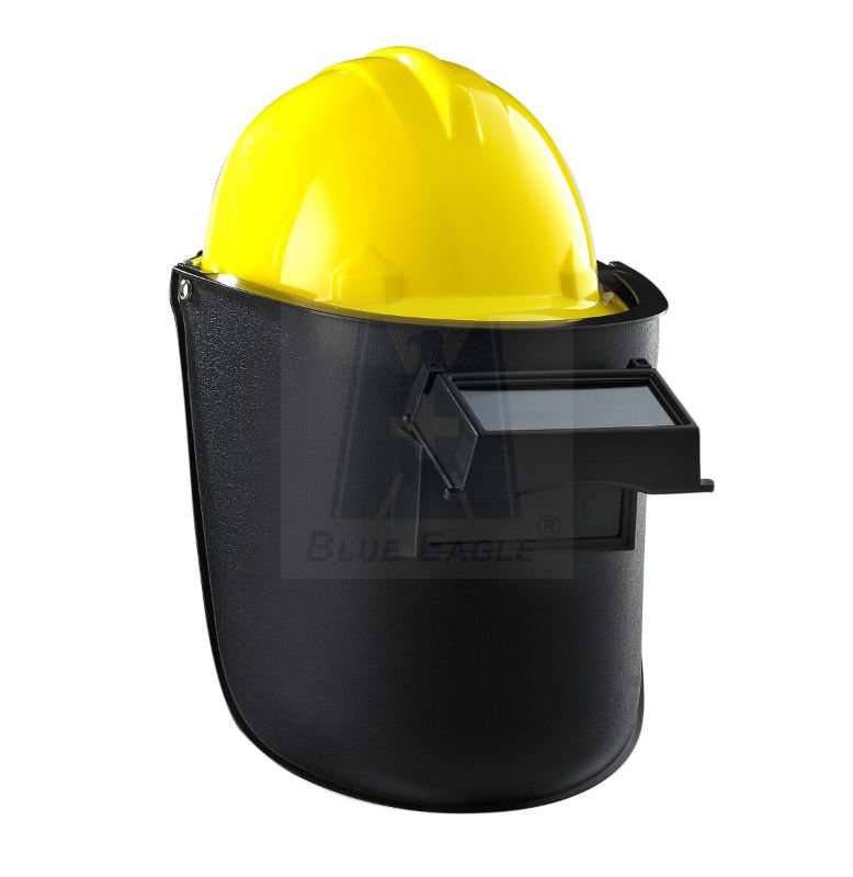 Mũ Bảo Hộ Có Kết Hợp Kính Mắt Hàn nhìn tổng thể