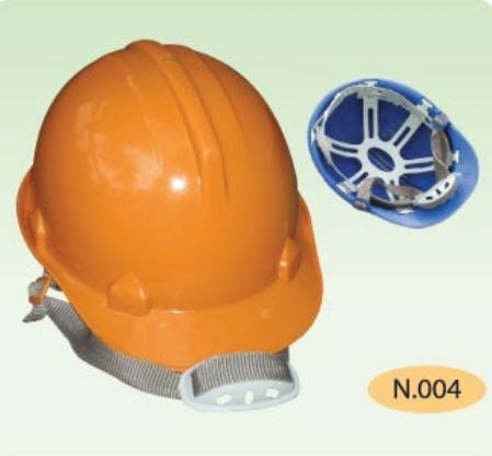 Mũ bảo hộ Bảo Bình mẫu N004 dùng trang bị đồng loạt cho đội thi công